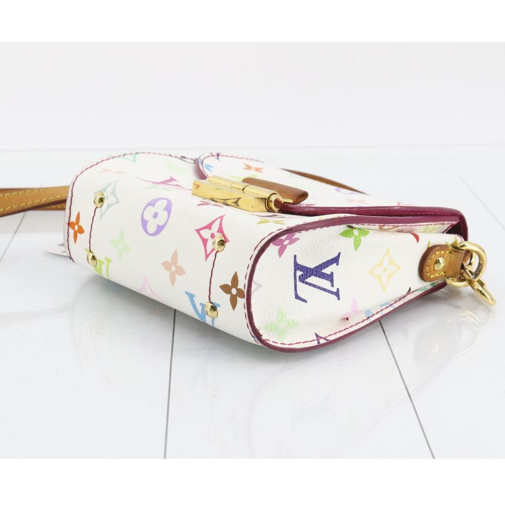 Louis Vuitton Multicolor Heartbreaker Bag Monogram Crossbody Vintage White LV - Picture 7 of 16